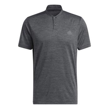adidas Textured Stripe Golf Polo - Black - main image