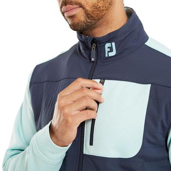 FootJoy ThermoSeries Hybrid Golf Jacket - Seaglass/Navy - main image