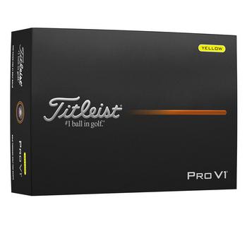 Titleist Pro V1 Yellow Golf Balls - main image