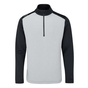 Ping Tobi Half Zip Fleece Midlayer Golf Sweater - Pearl Grey - main image