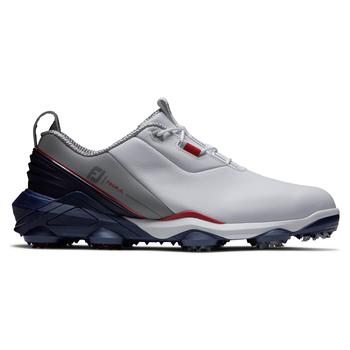 FootJoy Tour Alpha Golf Shoes - White/Navy/Grey - main image