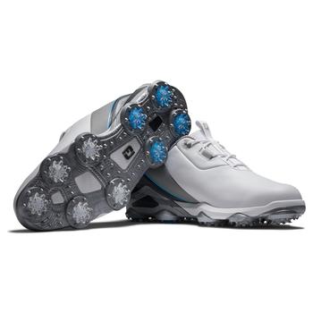 FootJoy Tour Alpha Golf Shoes - White/Grey/Blue