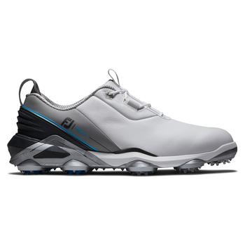 FootJoy Tour Alpha Golf Shoes - White/Grey/Blue - main image