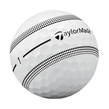 TaylorMade Tour Response Stripe Golf Balls - White/Clear - main image