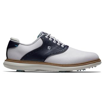 FootJoy Traditions Golf Shoe - White/Navy - main image