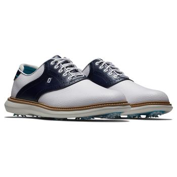 FootJoy Traditions Golf Shoe - White/Navy - main image