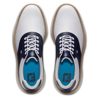 FootJoy Traditions Golf Shoe - White/Navy - main image