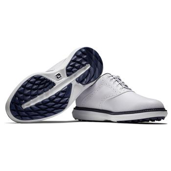 Traditions Spikeless Golf Shoe - White/Navy - main image