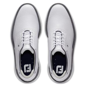 Traditions Spikeless Golf Shoe - White/Navy - main image