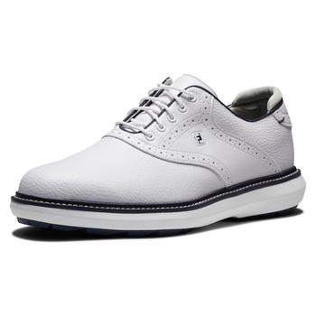 Traditions Spikeless Golf Shoe - White/Navy - main image