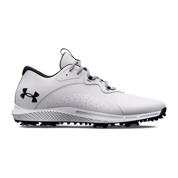 Under Armour UA Charged Draw 2 Wide Golf Shoes - White - main image