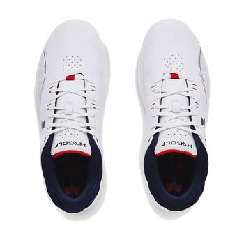Under Armour UA Draw Sport Spikeless Golf Shoes - White - main image