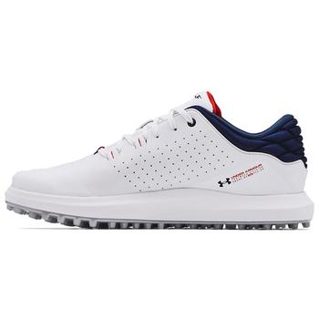 Under Armour UA Draw Sport Spikeless Golf Shoes - White - main image