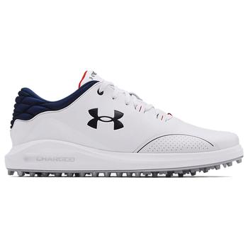 Under Armour UA Draw Sport Spikeless Golf Shoes - White - main image