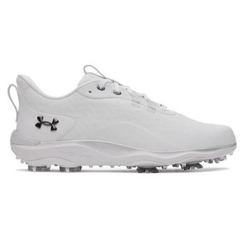 Gold Gear Direct - Under Armour UA Drive Pro Clone Golf Shoes - White/White/Gun Metal