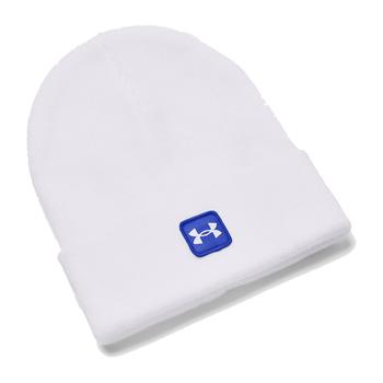 Under Armour UA Halftime Cuff Beanie - White/Versa Blue/White - main image