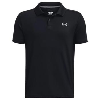 Under Armour UA Junior Performance Golf Polo Shirt - Black - main image