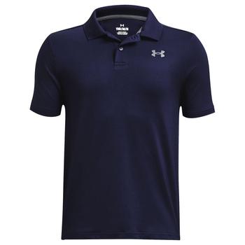 Under Armour UA Junior Performance Golf Polo Shirt - Midnight Navy - main image