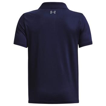 Under Armour UA Junior Performance Golf Polo Shirt - Midnight Navy - main image