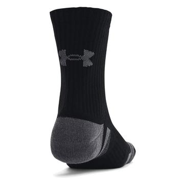 Under Armour Performance Tech Crew Socks 3-Pair Pack - Black - main image
