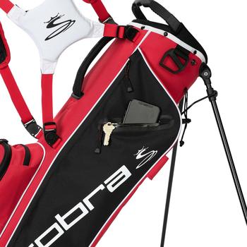 Cobra Ultralight Sunday Golf Stand Bag - Black/Red - main image