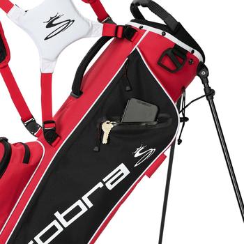 Cobra Ultralight Sunday Golf Stand Bag - Black/Red