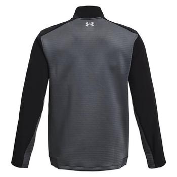Under Armour Men's UA Storm Daytona Zip Golf Sweater - Pitch Grey