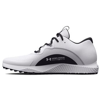 Under Armour UA Charged Draw 2 Spikeless Golf Shoes - White - main image