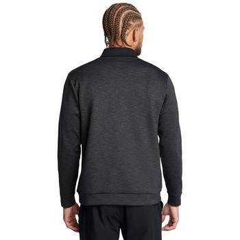 Under Armour UA Drive Midlayer Crew Golf Sweater - Black/Anthracite/Black - main image