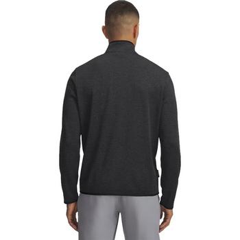 Under Armour UA Drive Midlayer SweaterFleece Golf Top - Black/Anthracite/Black - main image
