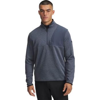 Under Armour UA Drive Midlayer SweaterFleece Golf Top - Downpour Gray/Downpour Gray - main image