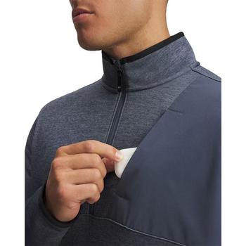 Under Armour UA Drive Midlayer SweaterFleece Golf Top - Downpour Gray/Downpour Gray - main image