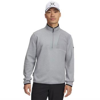 Under Armour UA Drive Midlayer SweaterFleece Golf Top - Steel/Mod Gray/Steel - main image