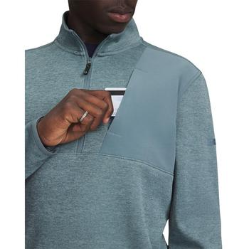 Under Armour UA Drive Midlayer SweaterFleece Top - Jasper Blue/Serpentine/Jasper Blue - main image