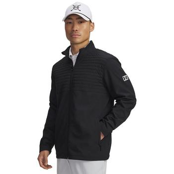 Under Armour UA Drive Pro Full-Zip Golf Top - Black/Black - main image