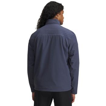 Under Armour UA Drive Pro Full-Zip Golf Top - Downpour Gray/Black - main image