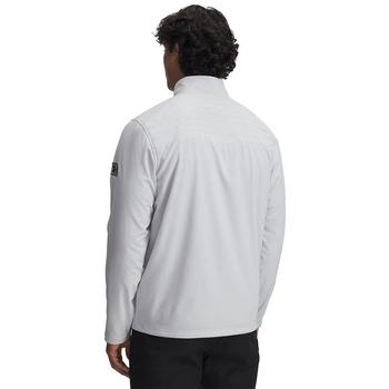 Under Armour UA Drive Pro Full-Zip Golf Top - Halo Gray/Black - main image