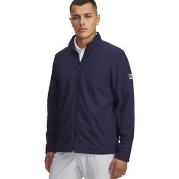 Under Armour UA Drive Pro Full-Zip Golf Top - Midnight Navy/Black - main image