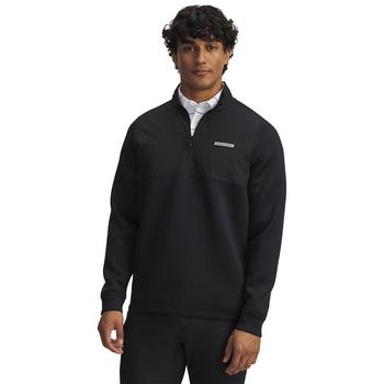 Gold Gear Direct - Under Armour UA Drive Pro Hybrid Golf Top - Black/Black