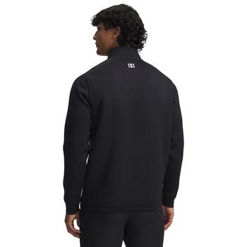 Under Armour UA Drive Pro Hybrid Golf Top - Black/Black - main image