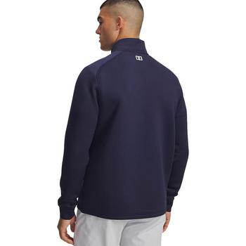 Under Armour UA Drive Pro Hybrid Golf Top - Midnight Navy/Black - main image