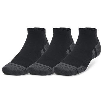 Under Armour UA Performance Tech Unisex 3-Pack Low Cut Socks - Black/Black/Jet Gray - main image