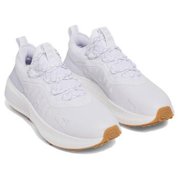 Under Armour UA Phantom Fore Golf Shoes - White/White/Halo Gray - main image