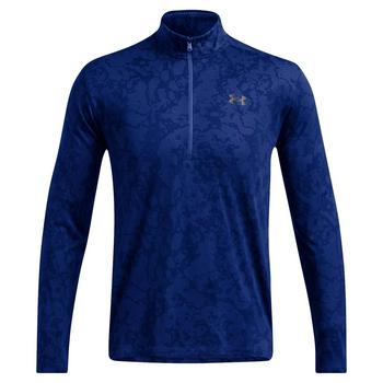 Gold Gear Direct - Under Armour UA Tech Vent Geode Zip Golf Top - Blue