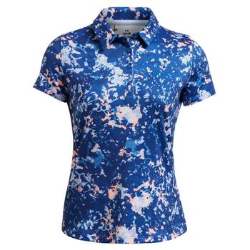Gold Gear Direct - Under Armour Womens Playoff 3.0 Printed Polo - Tech Blue