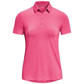 Under Armour Womens Zinger Short Sleeve Polo Shirt - Pink Punk - main image