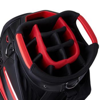 TaylorMade Deluxe Golf Cart Bag 23' - Black/Red - main image