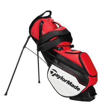 TaylorMade Stealth 2 Tour Golf Stand Bag - Red/White/Black - main image
