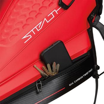 TaylorMade Stealth 2 Tour Golf Stand Bag - Red/White/Black - main image