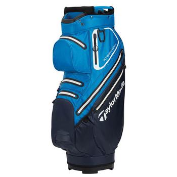 TaylorMade Storm Dry Waterproof Golf Cart Bag - Navy/Royal Blue